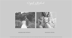 Desktop Screenshot of crystalwhiteheadphotography.com